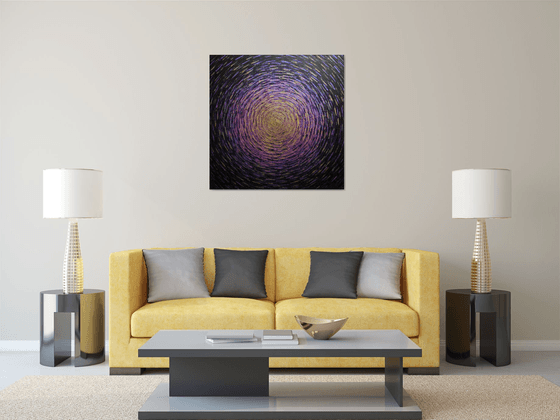 Vast amethyst gold radiance