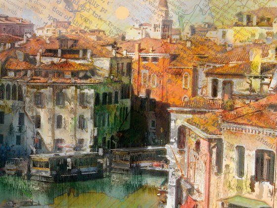 Recuerdos de Venecia/XL large original artwork