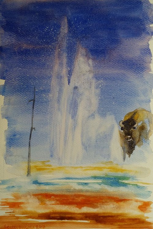 Yellowstone memories by Geeta Yerra