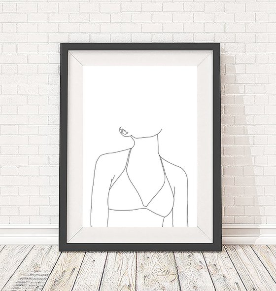 Figure illustration - Bree - Art print