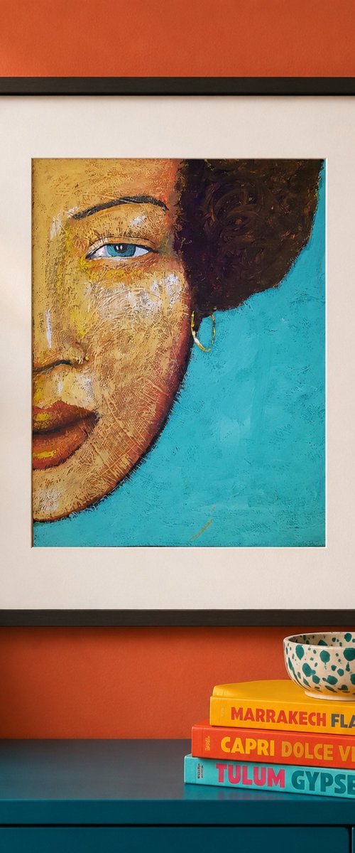Diamant (24cm x 30cm x 0.1cm) by Zhana Viel