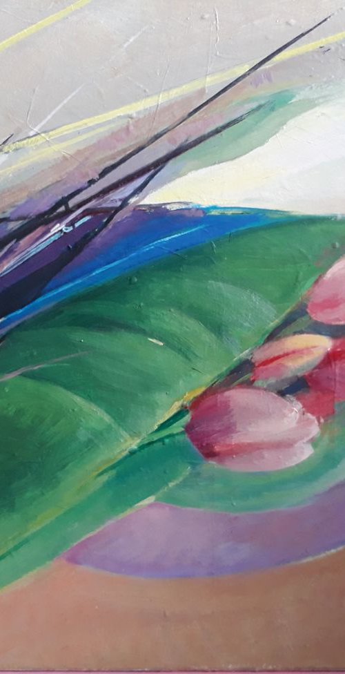 PINK TULIPS by Boro Ivetic