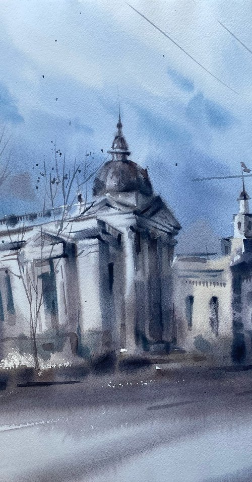 The city opening into spring by Galina Poloz