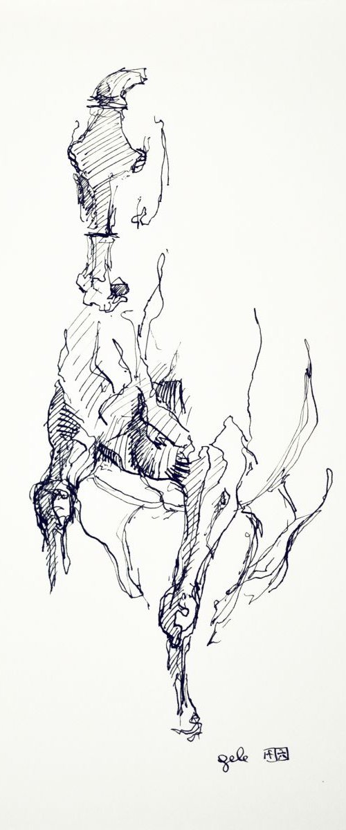 Equine Nude 125 by Benedicte Gele