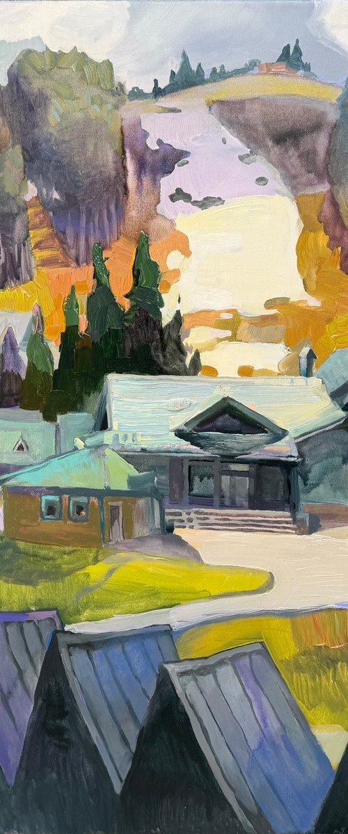 View of Bukovel by Anastasiia Grygorieva