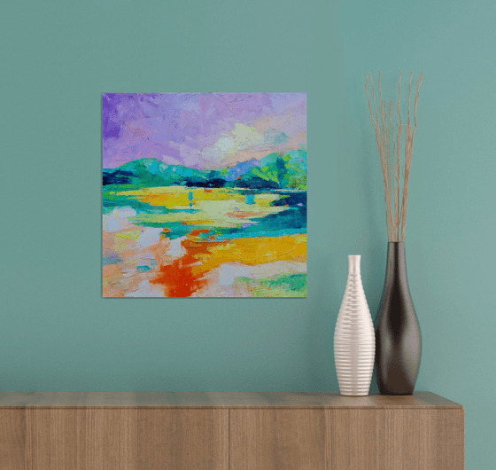 Colorful reflections (40x40cm)