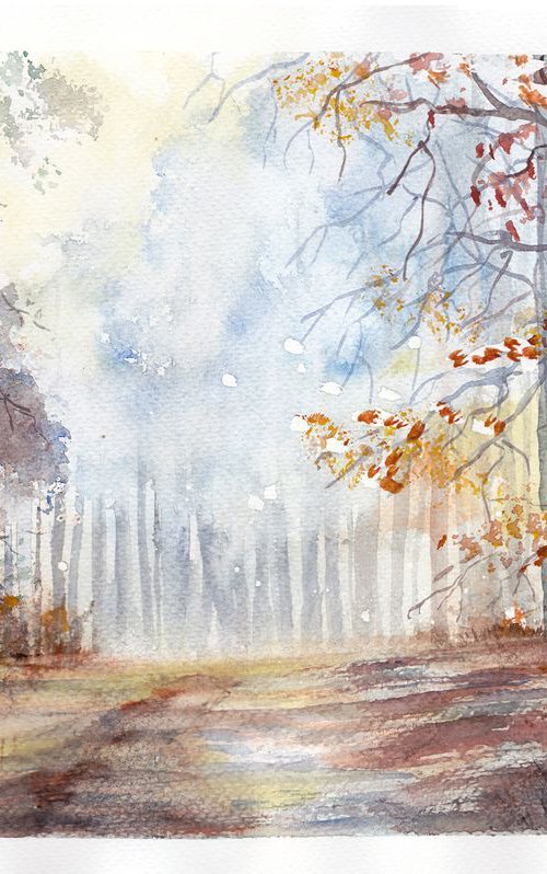 Autumn Blues by Yulia Schuster