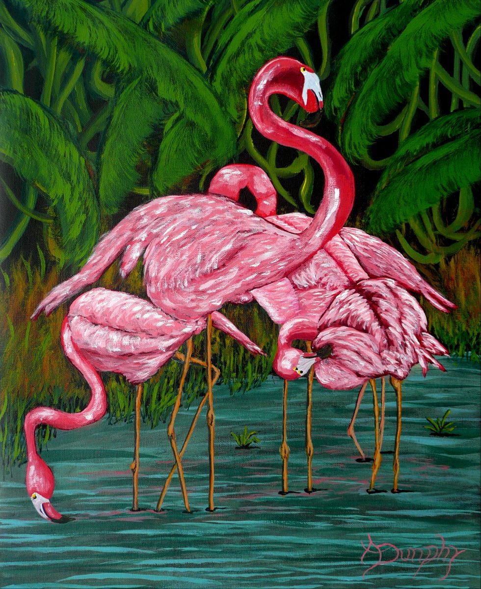 Flamingo by Dunphy Fine Art