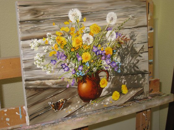 Dandelions Painting