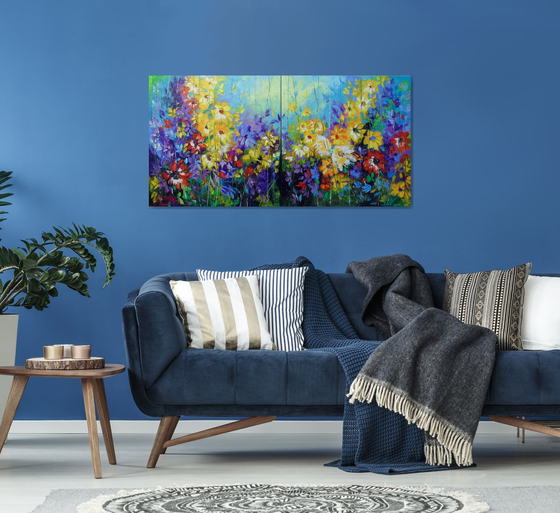 Bright melody 140x70cm