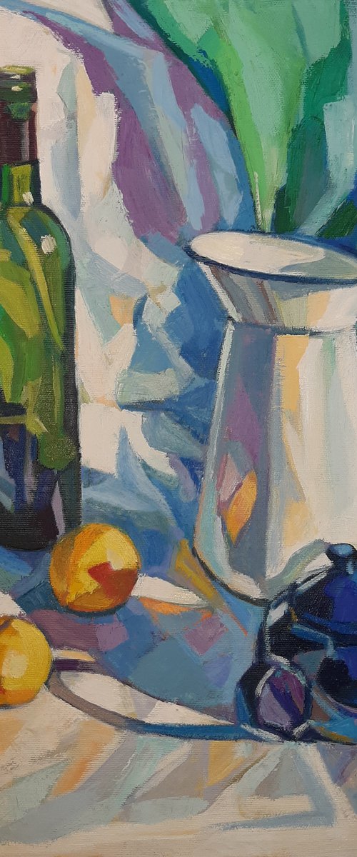 Still life with lemons by Maja Đokić Mihajlović