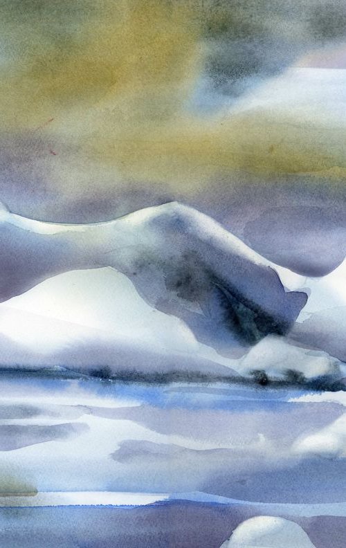 melting icebergs by Alfred  Ng