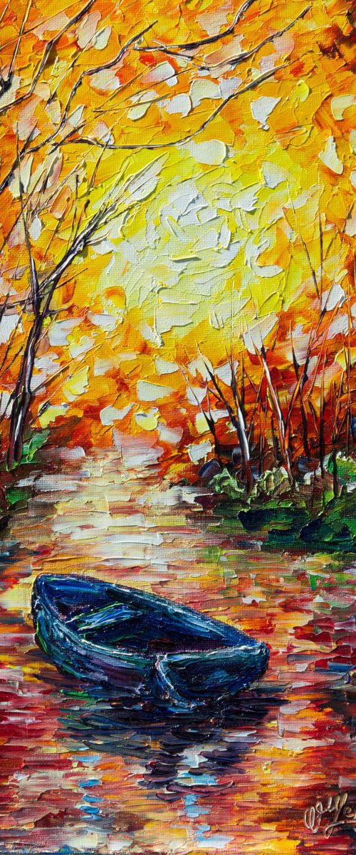 Watching Sunrise by Lena Owens at OLena Art