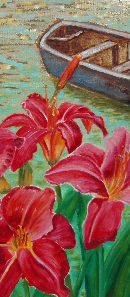 "Lotus Land II" by Lorie Schackmann