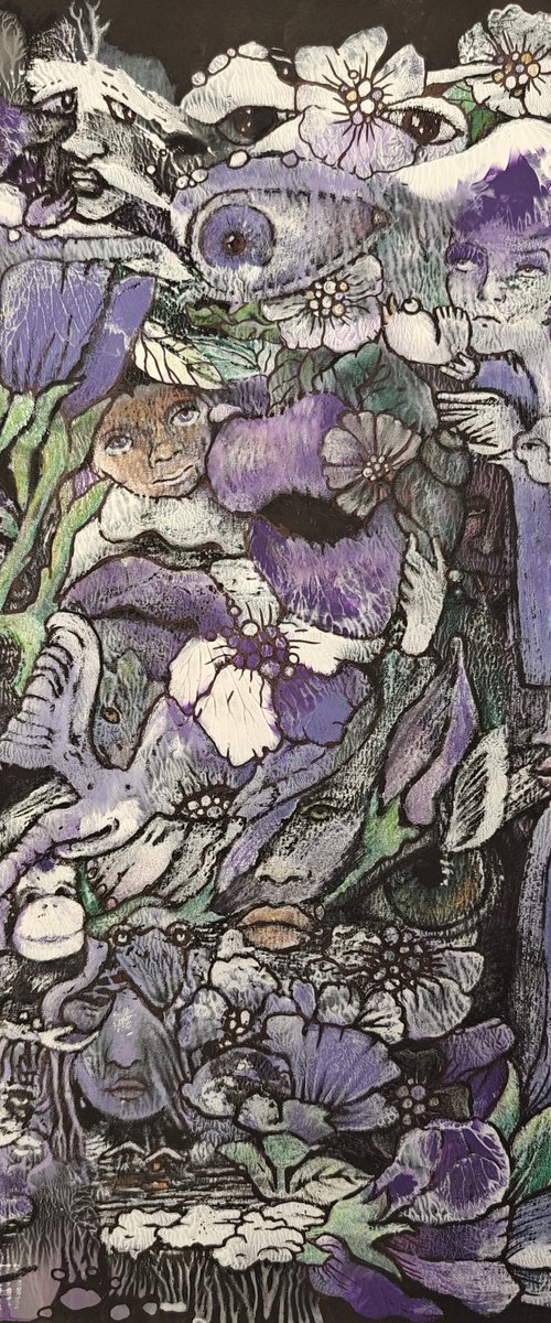 Moss and Violets by Vio Valova