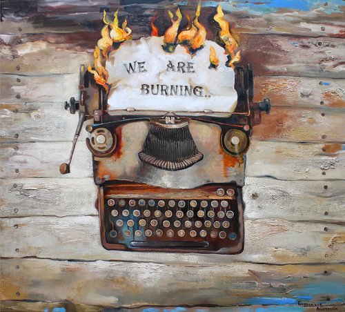 We are burning by Anastasiia Grygorieva