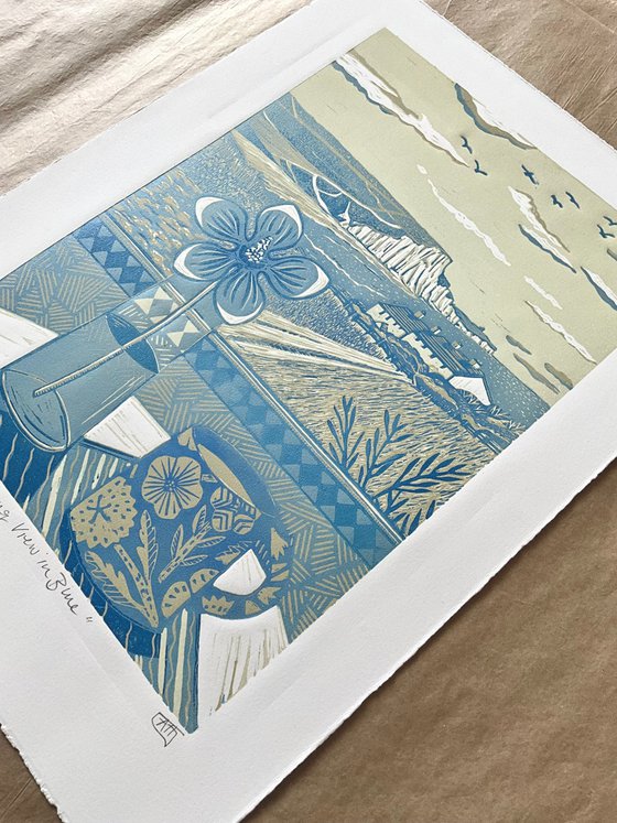 Morning View in Blue