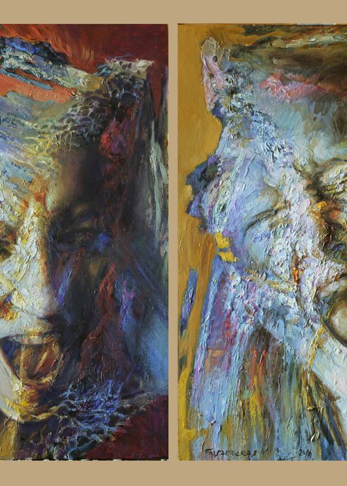 Scream(diptich)110x60 by Marina Podgaevskaya