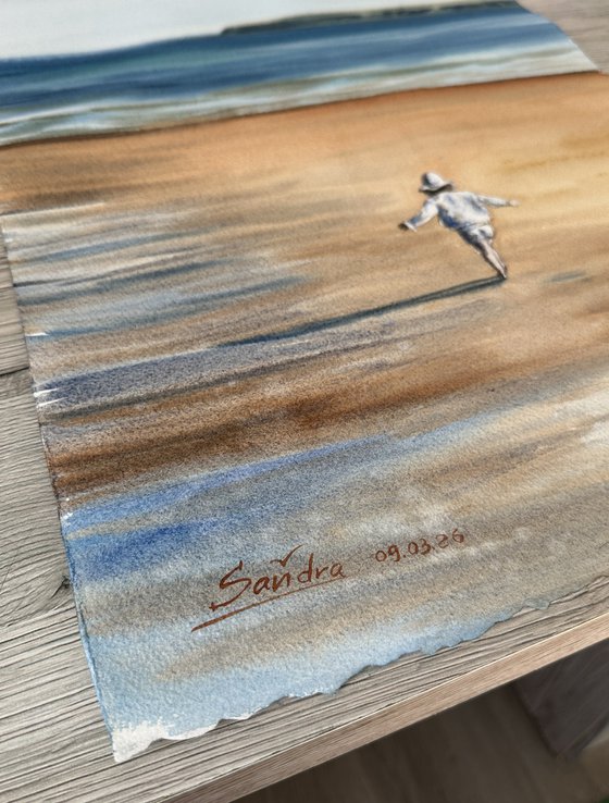 Little Steps by the Ocean