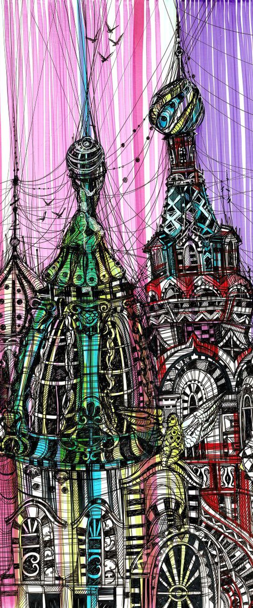 Church of The Saviour on Blood by Maria Susarenko