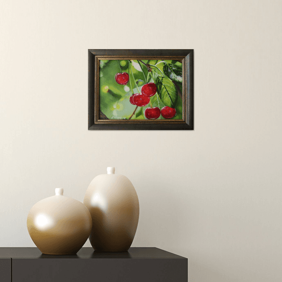 Cherry, Framed Painting