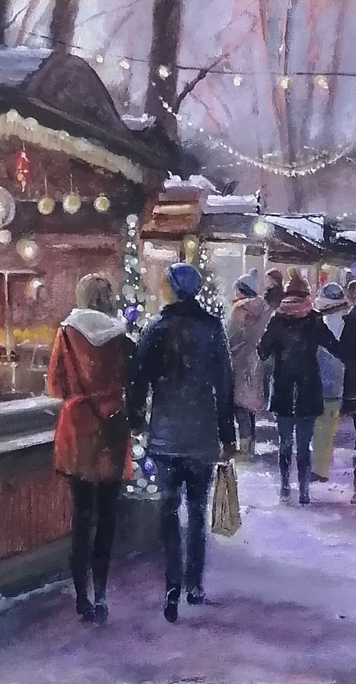 Winter Market by Alan Harris