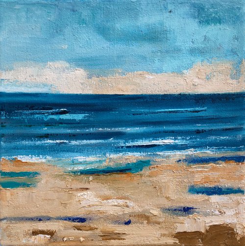 Sky, Sea and Beach by Ann Palmer