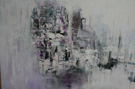 MEMORIES - Large Abstract Painting 80x120 cm