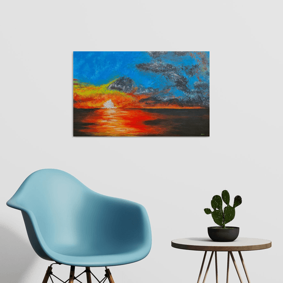 Sunset storm 1