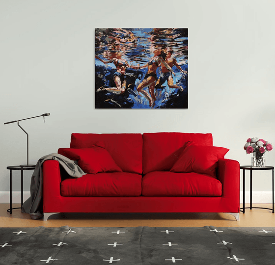 Under the quiet wave