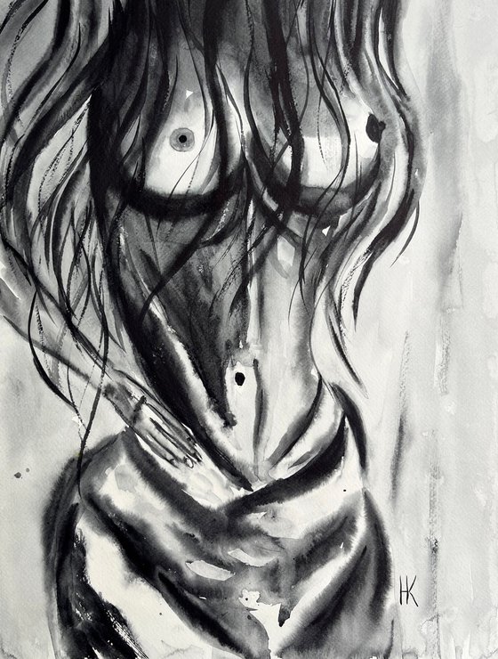 Woman Nude Painting