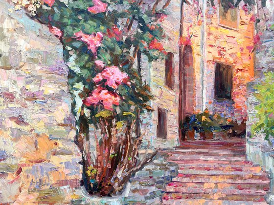 "Evening courtyard "