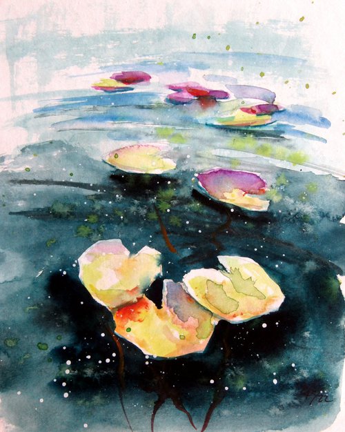 Little water lilies III by Kovács Anna Brigitta
