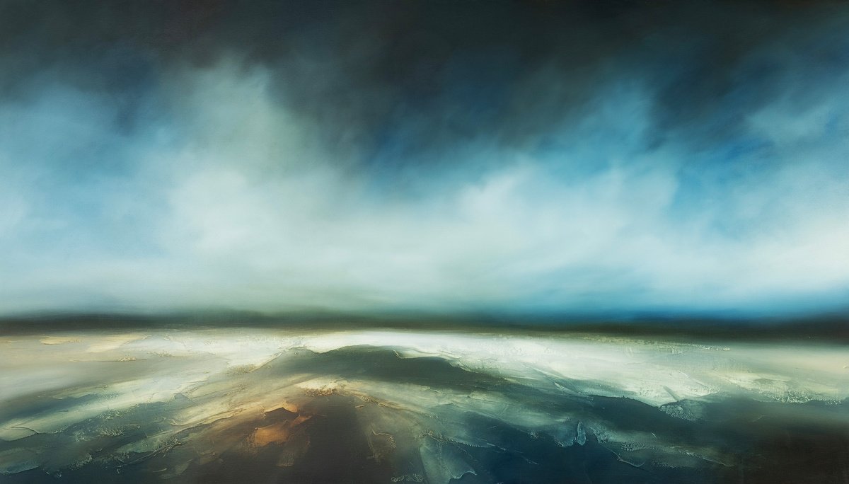 The Restless Shores By Paul Bennett, 55 X 31, Artwork For Sale On Artfinder