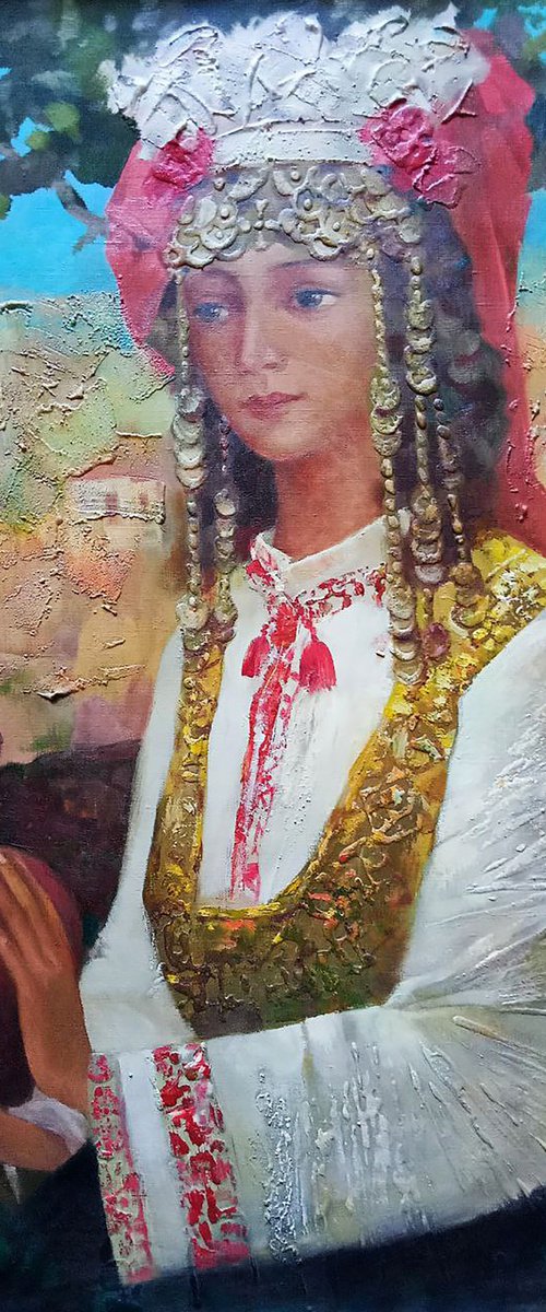 Bulgarian girl by Anatolii Tarabаnov