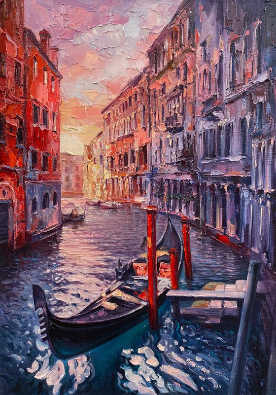 "Venice"original oil painting