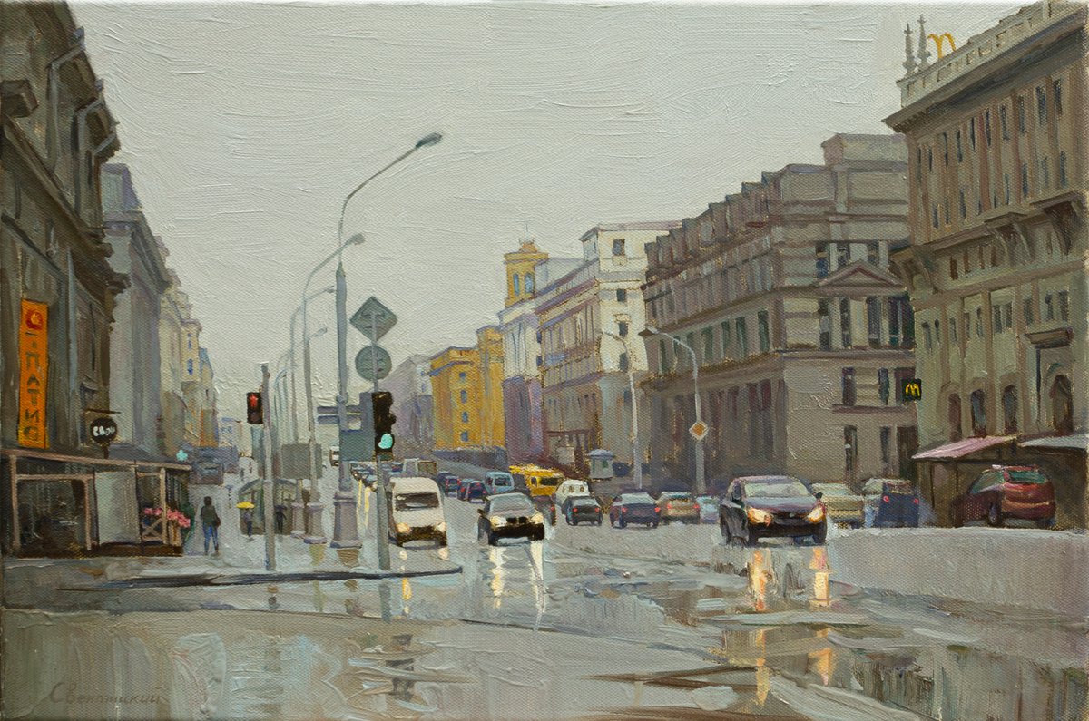 Rainy city by Igor Sventitski