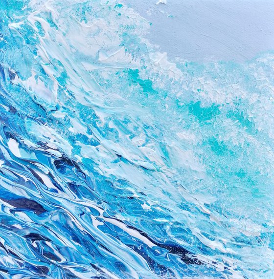 Surf 5, Seascape, small, framed, gorgeous