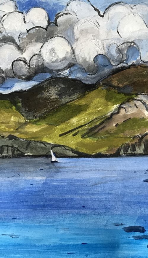 Summer sailing, Scottish west coast by Christine Callum  McInally