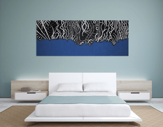 The Diamond sea #2 (218x84 cm)