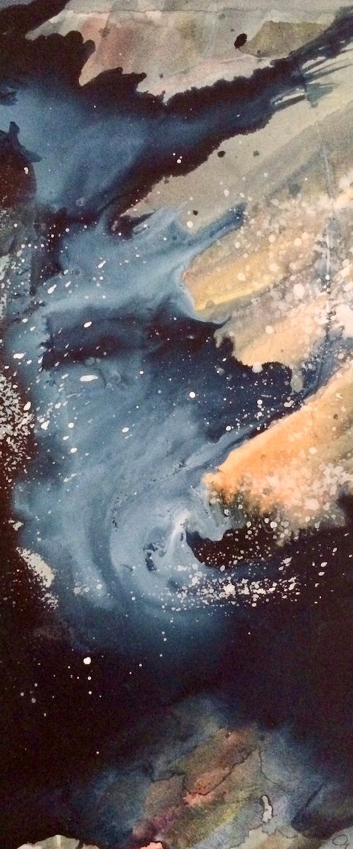 Breaking Waves - Abstract Landscape I Seascape by Gesa Reuter