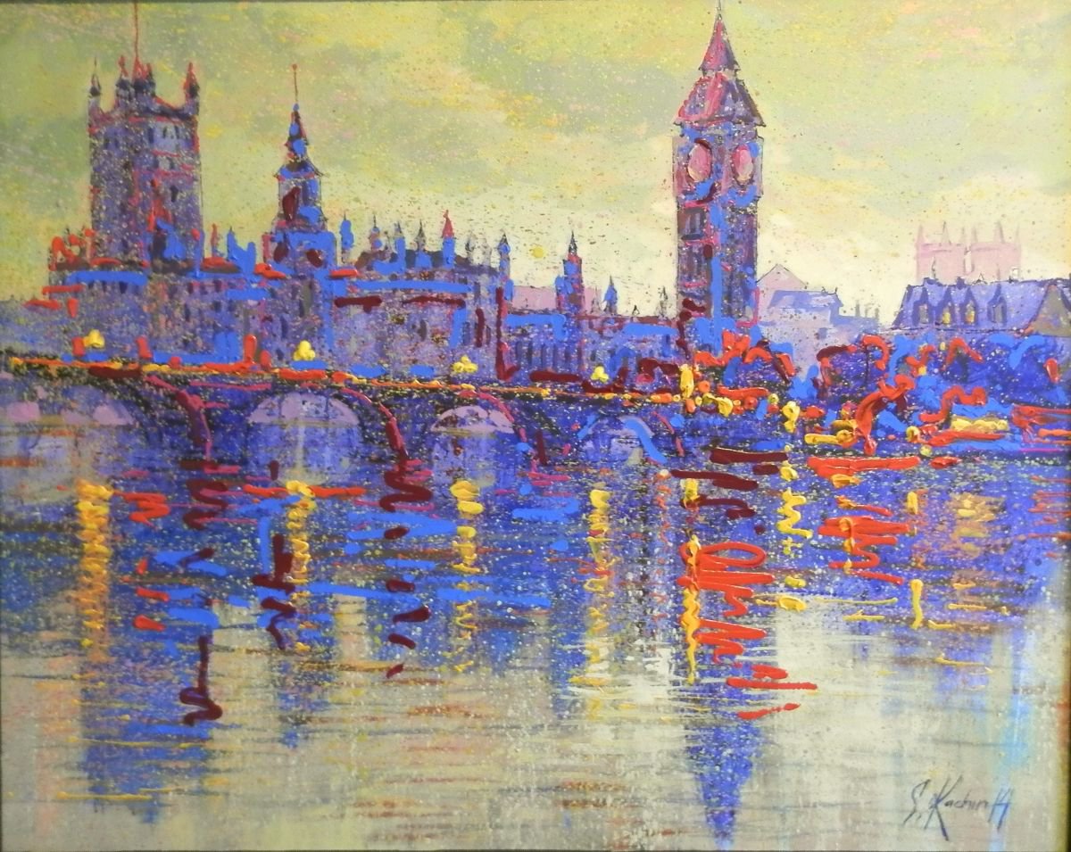 London Acrylic painting by Sergey Kachin | Artfinder