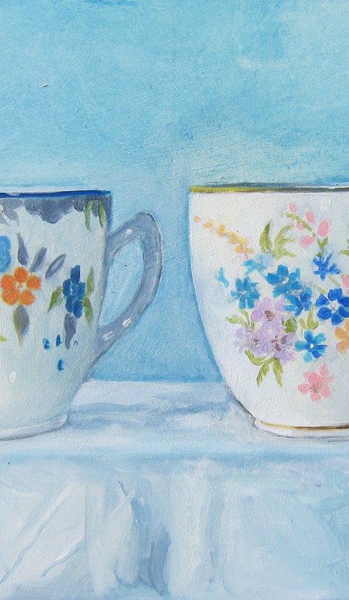 Two Teacups by Sophie Colmer-Stocker