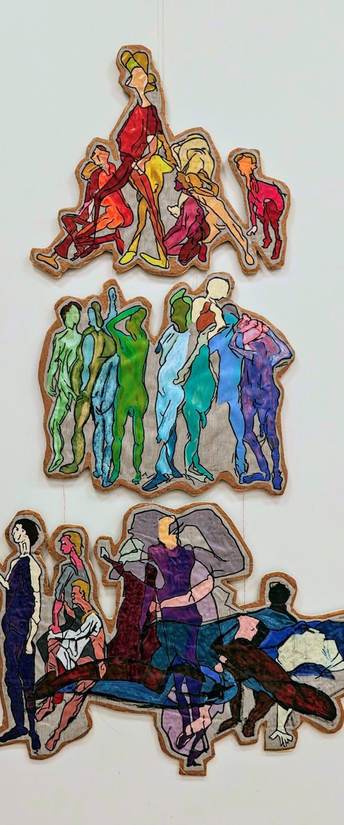 Rainbow People (Inclusion Gridd) by Mieke van Os