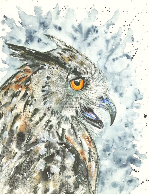 "Eagle owl" by Marily Valkijainen