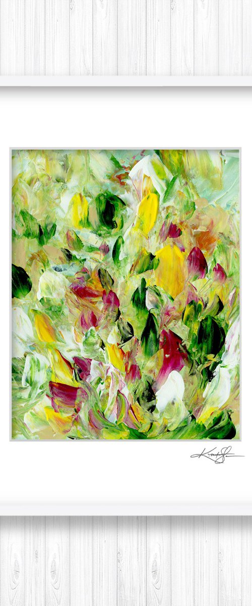 Tranquility Blooms 15 - Flower Painting by Kathy Morton Stanion by Kathy Morton Stanion