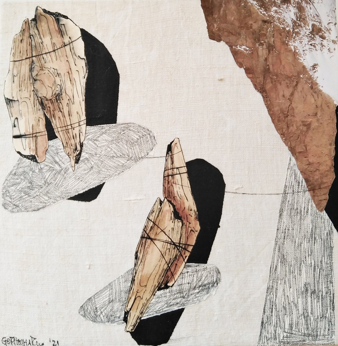 Fragments 7.0 By Isabellangela Germinario, 10 X 10, Artwork For Sale On Artfinder