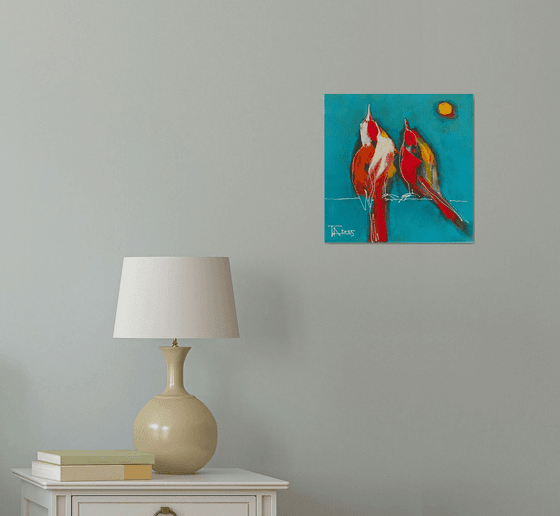 The sun is rising...