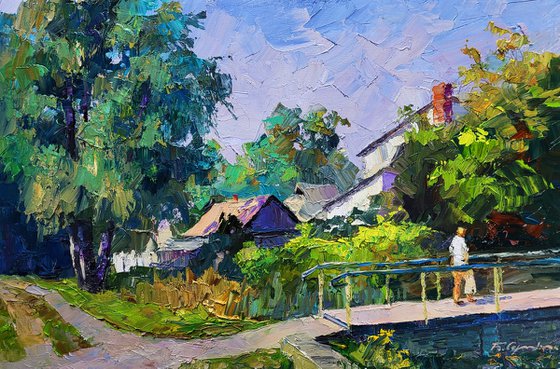 Over the Bridge in the Forest