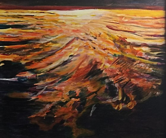 Red mountains